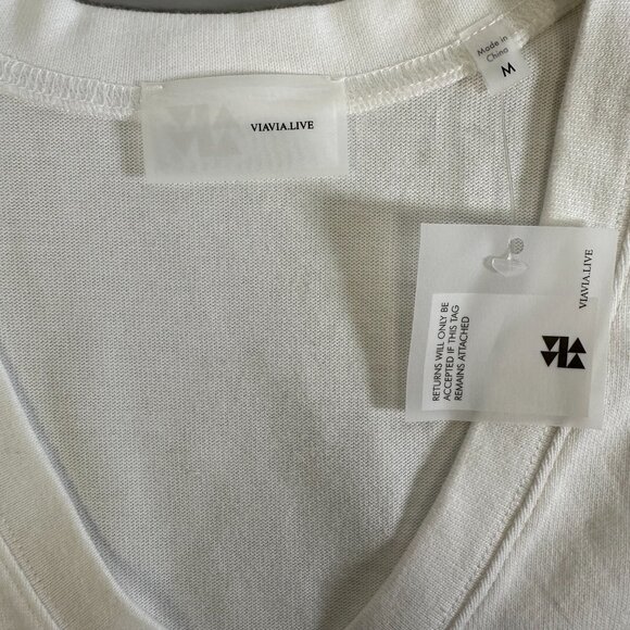 Women's Viavia Cropped Pocket Tee M - Picture 3 of 4